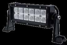 LED Lights FLOOD BEAM Optilux Light Bar 12 LED / 8 Bracket Calculated/Raw lumen Measured lumen
