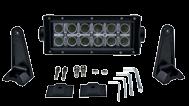 Contents (1) LED Light Bar (1) Mounting Brackets and Hardware 12 High performance LEDs Creates a