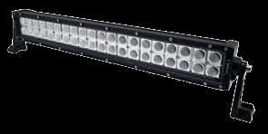 LED Lights FLOOD BEAM Optilux Light Bar 40 LED / 22 Bracket Calculated/Raw lumen Measured lumen 10-30V DC 120W PC Die-cast Aluminum Coated Aluminum 8800 lm 4500 lm The double flood pattern reflector