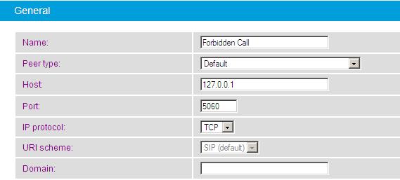 Use Case Examples Name: Enter a unique name to easily identify the SIP peer. Peer type: Select Grandstream HT-502 from the dropdown menu. Host: Enter the host name for the SIP peer.