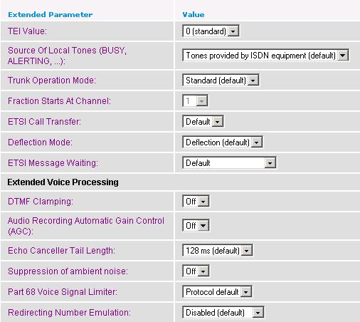 Dialogic 4000 Media Gateway Series Reference Guide To configure Diva Media Board parameters, either click the board name or click the down arrow and select Configuration.