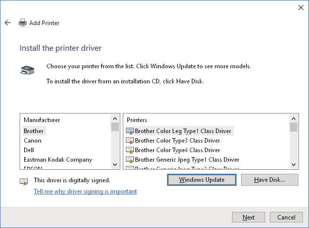 2.INSTALLING PRINTER DRIVERS FOR WINDOWS 6 Click [Have Disk]. 7 Click [Browse]. 8 The [Locate File] dialog box appears. Insert the Software DVD-ROM into the disc driver of the computer.