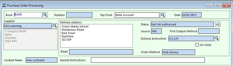 8. Authorising & Sending Orders 8.1 Once authorised, click on the print button, this will send the orders back to the eprocurement Hub.