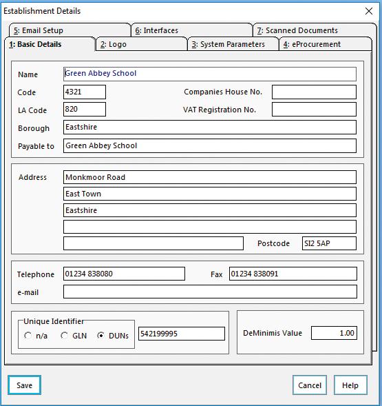 2.2 Check the details held on Tab 1 Basic Details, including the DUNS number, and edit where necessary. Select DUNS Enter your DUNS Number Save 3.