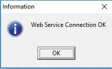 4 Now save these settings and click to Test the connection, directly below the web services box. Click Test 4.