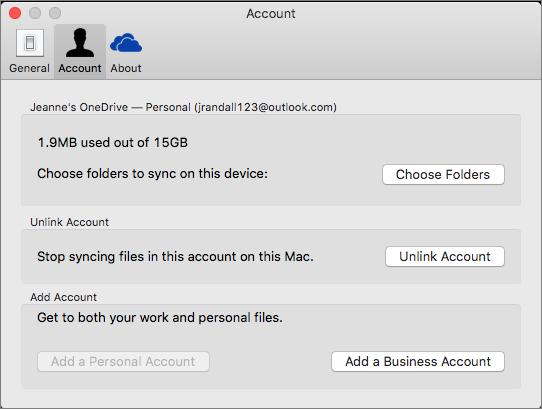 Account to start OneDrive Setup. 3.