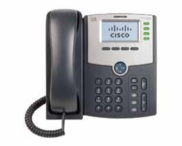Phone Usage: Cisco SPA5xx Series Cisco phones share the same physical characteristics across different models, with only minor differences in the number of Line Keys and the type of LCD Screen used.