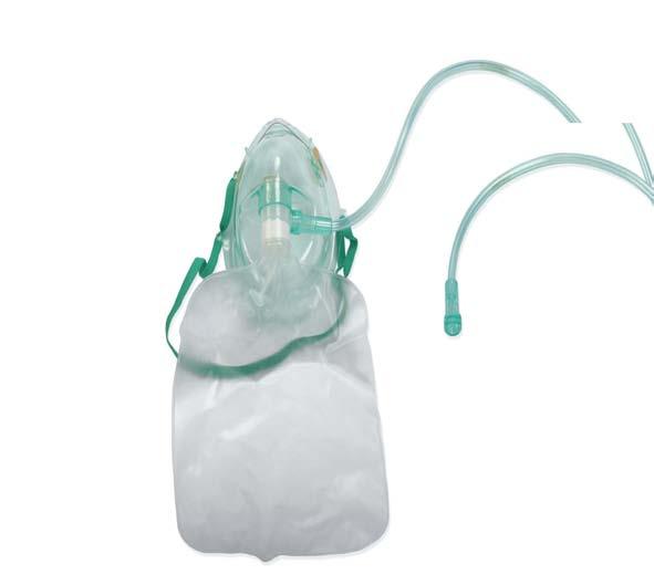 Soft High concentration mask with bag and sure flow tubing OS/50 OS/50P adult paediatric