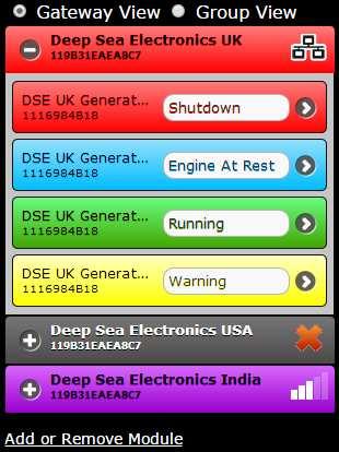 4.8 SYSTEM NAVIGATION NOTE: For information with regards to the set up of the DSEGateway, refer to DSE Publication: 057-165 DSE890 & DSE891 Gateway Operators Manual located on our website: www.