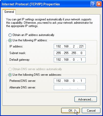 CONFIGURE THE COMPUTER WITH A FIXED IP ADDRESS (WIRELESS ONLY) Each computer upon which the HindSight Event Mover software is installed must have a fixed IP address (DHCP reserved or static IP