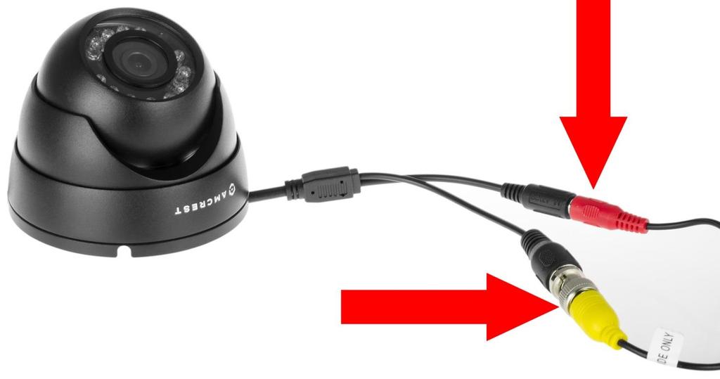 Connect the camera video extension cable to the camera s video cable and connect the