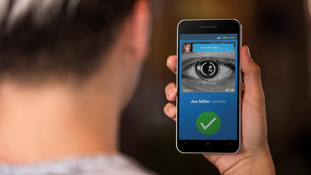 Security Biometrics Eye based authentication 1st time in 400 tier Liveness