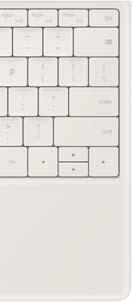 Function keys and touchpad The Portfolio Keyboard features smooth ergonomic keys for a comfortable typing experience.