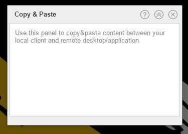 Copying and Pasting The Virtual Workspace (VMware Horizon) client will allow you to use traditional copy/paste functions between your computer and the workspace.