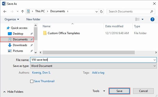 Figure 46 4. Click Save in the file menu, then click Browse.