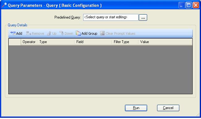 Searching for Personnel Figure 4: Query Parameter Dialog Box 5.
