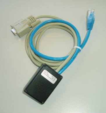 5. Commissioning / Field Support Kit Connect the NX21 to the PC using the NXA-0100 serial cable plugged into the RJ45 socket as shown in the earlier photograph.