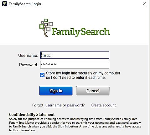 7. Set Up Syncing with FamilySearch (can