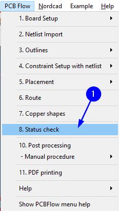 Checking status before creating output Before proceeding to output generation it is very important to check the status of
