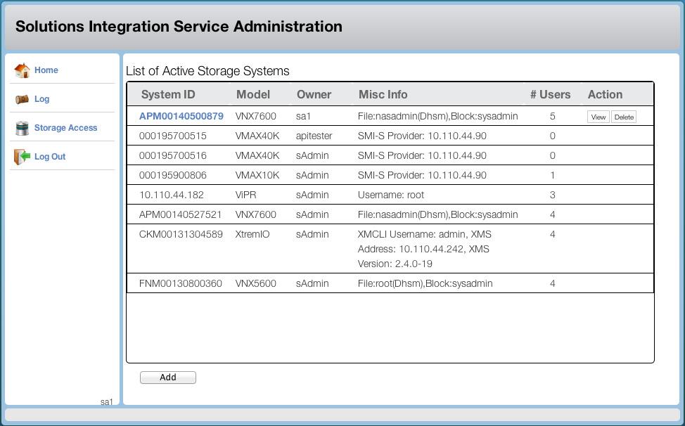 Configuring and Using the EMC Solutions Integration Service Controlling storage access The Storage Access feature enables storage administrators to perform the following actions: On ViPR: Create and