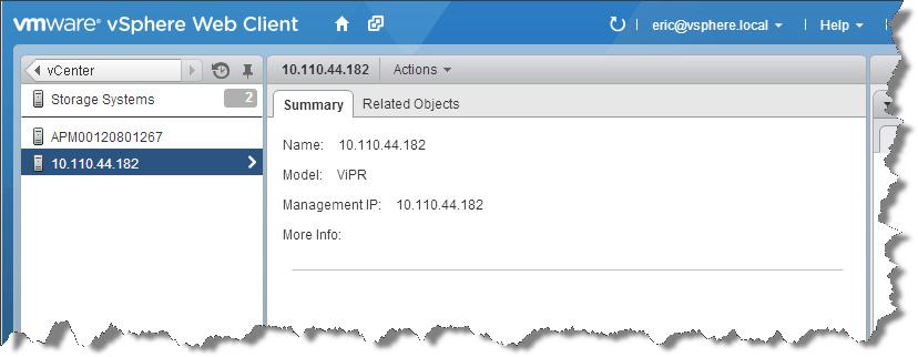 Managing ViPR Storage Systems Using VSI About EMC ViPR ViPR system requirements EMC ViPR is a logical storage management platform that virtualizes a data center's physical storage infrastructure into