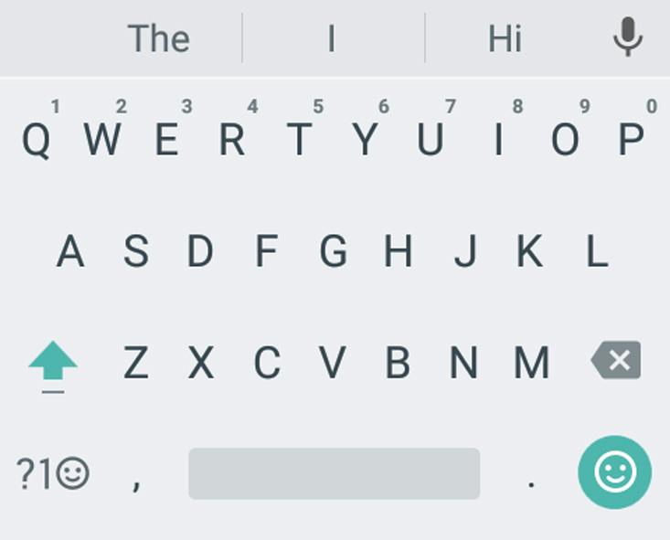 NOTE: Some default input methods may not be disabled. Change Input Methods 1. When you use the on-screen keyboard to enter text, the icon appears in the status bar.