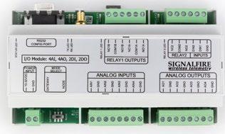 SIGNALFIRE PRODUCTS WIRELESS I/O MODULE DIN Mounted Node for Wireless Network Operates as a pair in