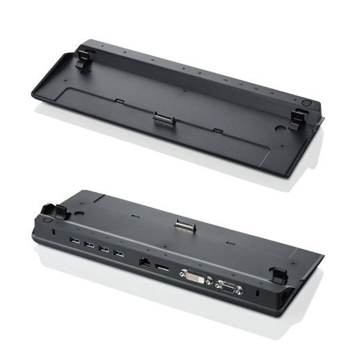 Port Replicator for LIFEBOOK T734 Audio: line-in / microphone 1 DisplayPort (up to 1920 x 1200) 1 1 (up to 2560 x 1600) (not usable in parallel with ) In case both are connected DisplayPort has