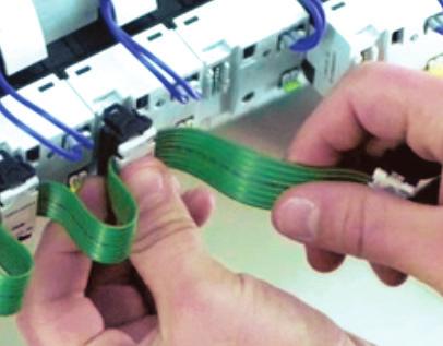 reduces panel and machine wiring complexity by