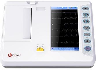 ECG Machine KEC-B101 A 6 channel ECG machine with synchronous acquisition and display of 12 leads.