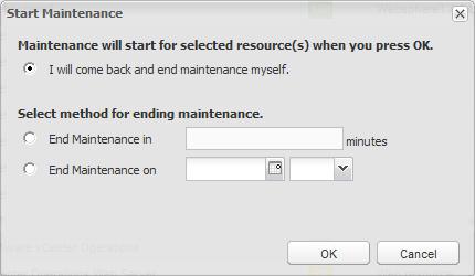VMware vcenter Operations Enterprise Installation and Administration Guide Editing Maintenance Schedules To edit a maintenance schedule 1 Select Maintenance Schedules from the Environment menu.