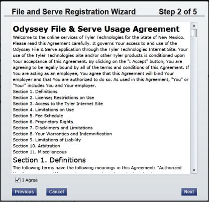 Odyssey File & Serve Figure 4.