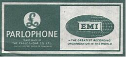 On the back are ads for EMI record tokens (in values starting at 6 shillings), the EMITEX record cleaner, and the Record Mail EMI s publication about records.