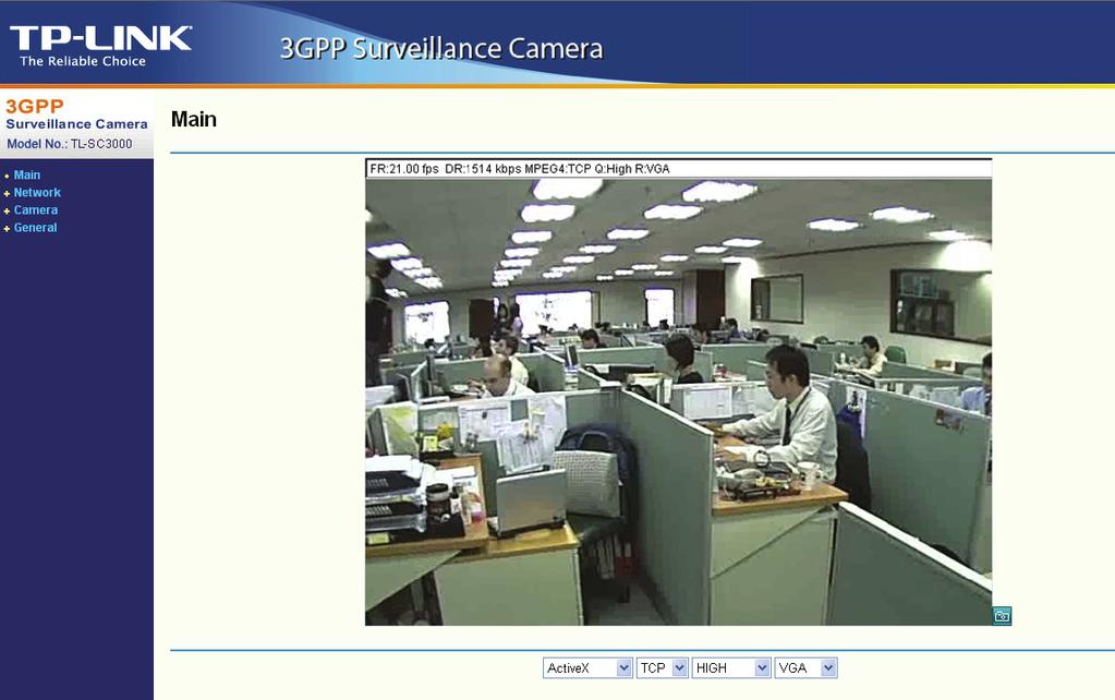 Note: The supported PC operation systems are Windows 2000 and Windows XP. Step 1: Key in the IP address used by your network camera in the URL address box, such as http://ipcam.dyndns.
