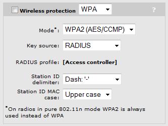 WPA or WPA2: Mixed mode supports both WPA (version 1) and WPA2 (version 2) at the same time. Some legacy WPA clients may not work if this mode is selected.