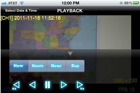 3. The app will display the selected channel(s).