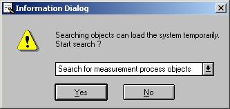 LIB 510 *4.1 MicroSCADA Pro 1MRS755361 SearchInfo Fig. 2.5.2.-2 Search Information dialog To select process objects, click the Select Objects button and the wanted picture function.