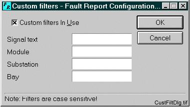 The Filter dialog is accessible from the toolbar button or by selecting the option Filter in the Edit menu. Fig. 4.3.2.