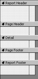 To control line spacing, click & drag the Page Footer bar up or down. Report Footer: Objects placed in this area will print just once at the bottom of the last page of the report.