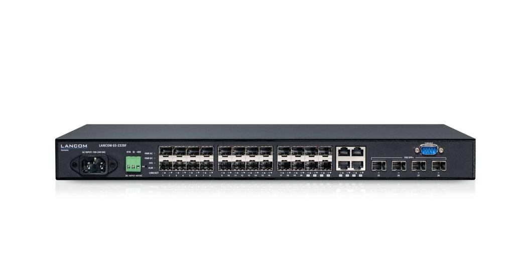 Switches Fully managed 28-port fiber-optic & Gigabit Ethernet switch for high-performance internal networking The is a high-performance distribution-layer device for internally networking other