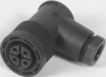connector only (IP65) Part # 06006786 Color Code: = brown = white = blue = black 5 =