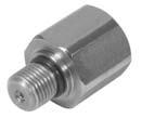 " (mm) 0.55" (mm) Adapter Part # 0706 SAE- (m) to / NPT (m) Stainless 0.