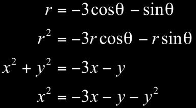 How to Convert a Polar Equation into a Rectangular