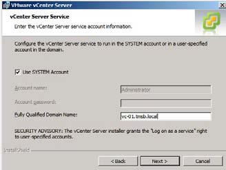 As such, it is sufficient to use the Microsoft SQL Server 2008 R2 Express instance for vcenter Server.