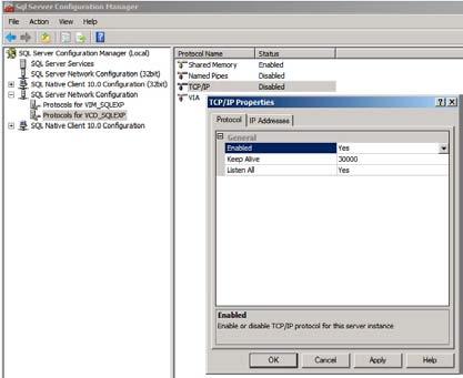 The SQL Server Configuration Manager tool enables us
