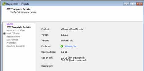 You will deploy the vcloud Director Appliance on the ESXi host(s) within your management cluster, using this vcenter Server instance.