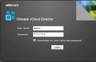 After the setup is completed, log in to vcloud Director using the administrator account defined earlier. At this point, you have vcloud Director up and running.