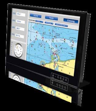 Designed for IEC 62288 (Basic Norm), IEC 61174 (ECDIS), IEC 62388 (Radar) Tested temperature range from -15 C to +55 C according to IEC 60945 (Navigation) Sea-water resistant housing protects from