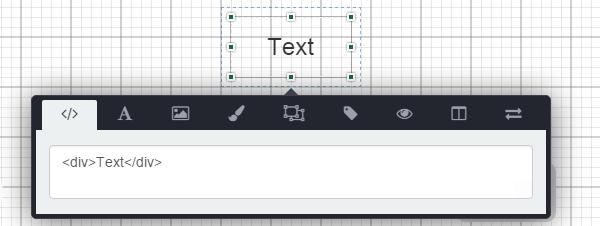 Choose the text color, weight of characters and text style In the first tab