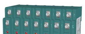 SCREW TERMINAL VERSION The DIN rail version is built in a compact enclosure sealed with thermally conductive potting compound and four M4 screw terminals are employed for termination on site.